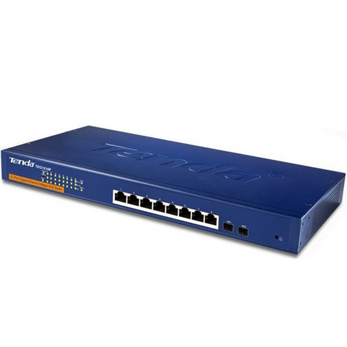 سوئیچ شبکه 8 پورت + 2 پورت SFP تندا مدل TEG1210P-3